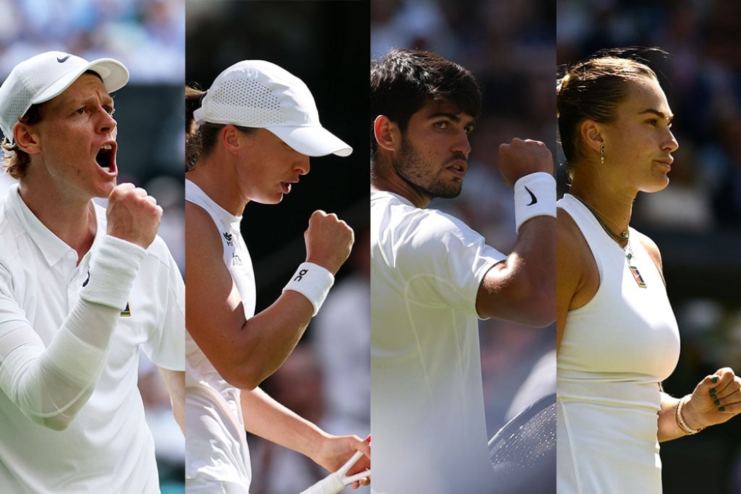 Sinner Swiatek Alcaraz Sabalenka