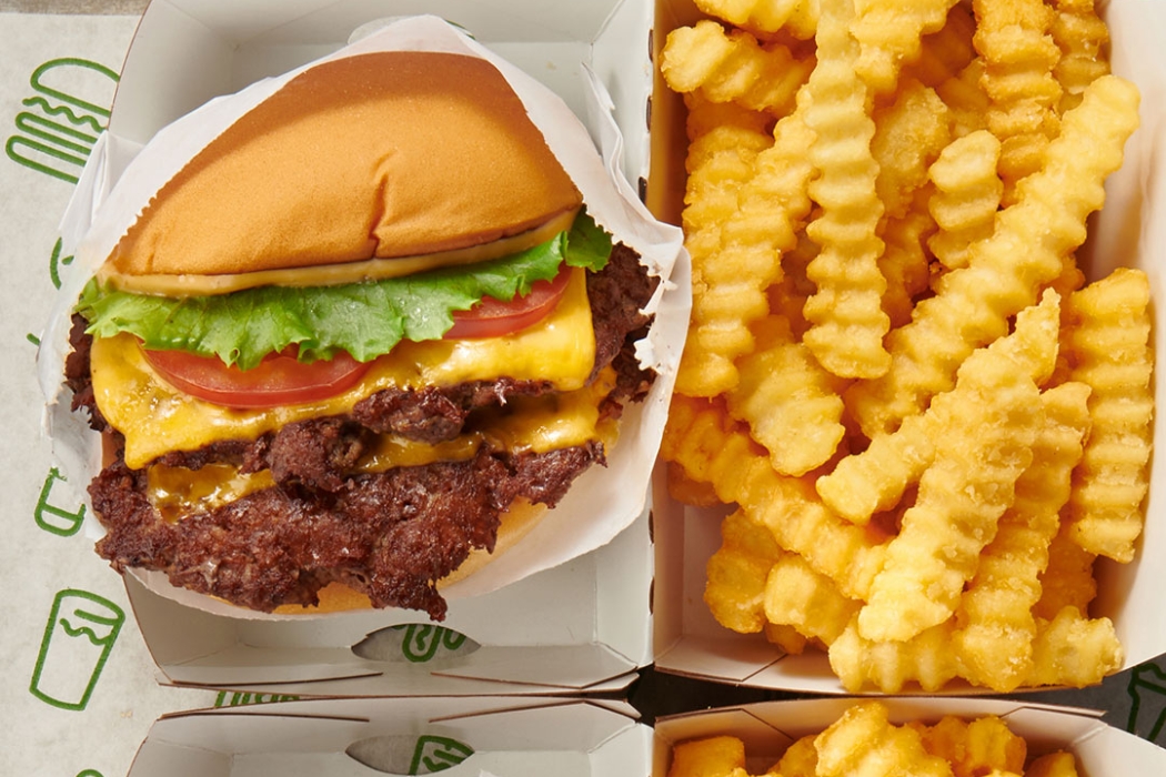 Shake Shack burger and fries
