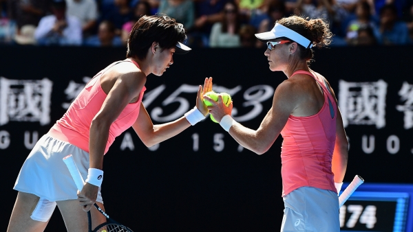 Shuai Zhang and Samantha Stosur