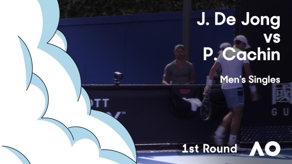 Jesper De Jong v Pedro Cachin Highlights | Australian Open 2024 First Round