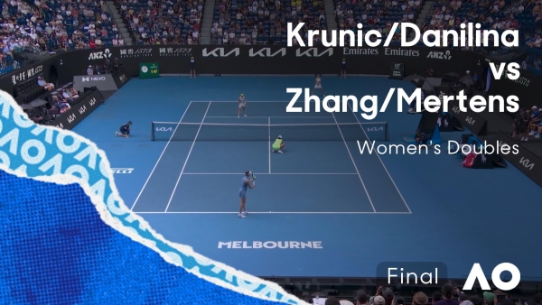 Krunic/Danilina v Zhang/Mertens Highlights | Australian Open 2026 Final